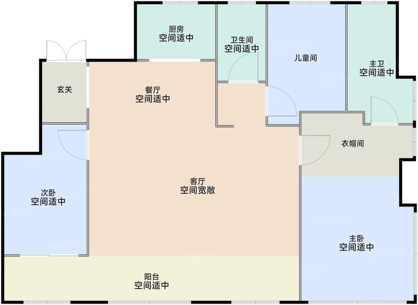143平米户型